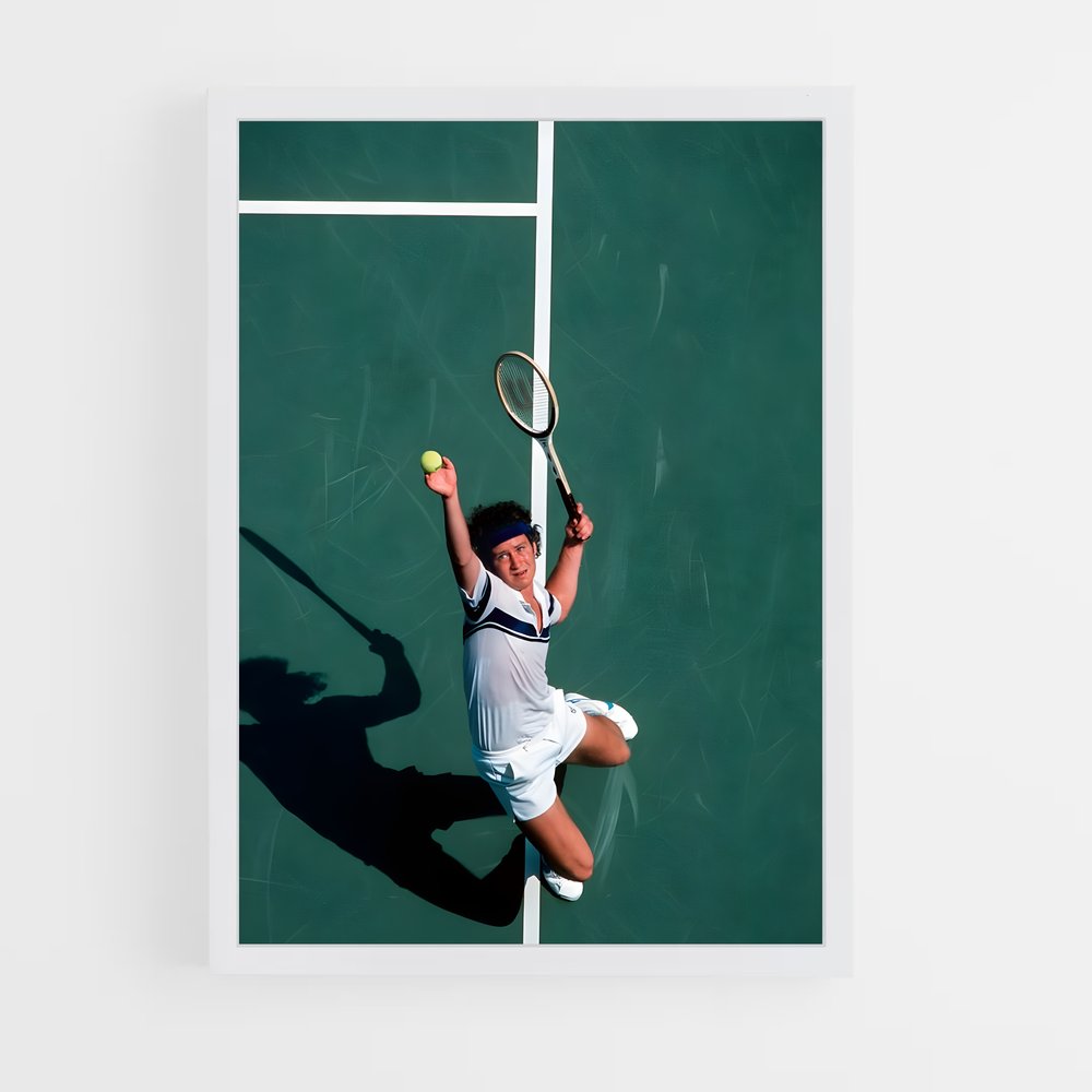 Poster John mcenroe conquête – affiche Tennis (vue 3)